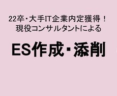 インターン・本選考通過実績多数！ES添削します イメージ1