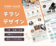 低価格で効果的な伝わるチラシ！作ります イメージ1