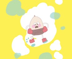 物に命を宿してゆるくて癖のあるイラスト描きます イメージ1
