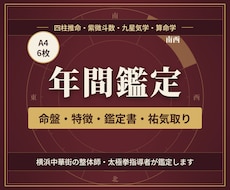 紫微斗数・四柱推命で年間運勢と吉方位を鑑定します イメージ1