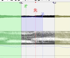 UTAU音源(連続音)の原音設定します イメージ1