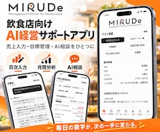 飲食店向けAI売上管理アプリを導入します イメージ1