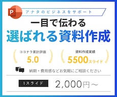 一目で伝わるパワーポイント資料に仕上げます イメージ1