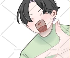 低価格で丁寧！SNSアイコン・ミニキャラ描きます イメージ1