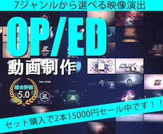 イントロ✨高品質✨オープニング動画作成します 7ジャンルから選べる映像演出【2本セット割あり】