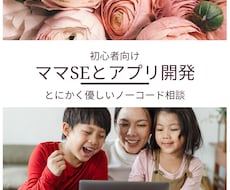 初心者向けadalo設定相談します 優しい現役ママSEが初めてのアプリ作成のご相談にのります。