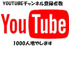 Youtubeチャンネル登録者を１０００増やします イメージ1
