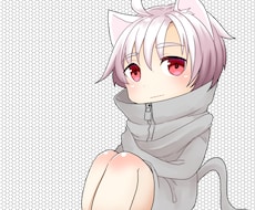 アイコンイラスト作成いたします ぷにっと柔らかそうなほっぺが特徴です