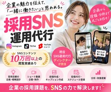 SNS運用代行で医療・福祉の採用支援します イメージ1