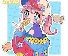 レトロでポップなイラストお描きします イメージ1