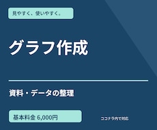 数値データをグラフにまとめます イメージ1