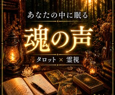 魂の声を紐解き、本当に望む道を照らします イメージ1