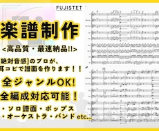 音源付き最高品質！プロが耳コピで楽譜を作成します ポップス・オーケストラまで対応！最も的確な楽譜を提供します！