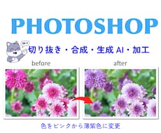 大切な写真を加工＆合成致します イメージ1