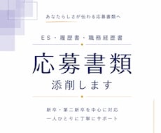 就活・転職の応募書類を丁寧に添削します イメージ1