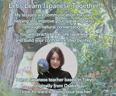 N5・N4以上の方に日本語を教えます イメージ1