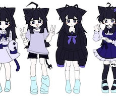 かわいい女の子立ち絵描きます イメージ1