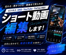 ショート動画編集いたします イメージ1