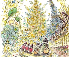 やさしいかわいいタッチのイラスト作成します 手書きならではのあたたかいイラストを提供します！