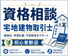 宅建士の受験迷ったままの人　私が伴走します イメージ1
