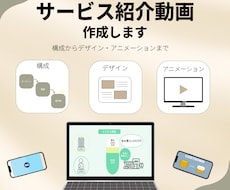 デザインを重視したサービス紹介動画を作ります 構成からデザイン、アニメーションまで。伝わる動画を制作します