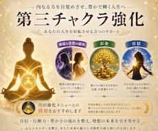 第三チャクラを強化し自信・金運・心を整えます イメージ1