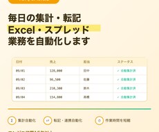 Excel・スプレッド業務を自動化ます イメージ1