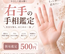 右手から今のあなたを読み解きます イメージ1