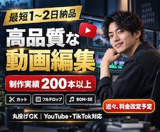 YouTubeやshorts動画編集の代行をします イメージ1