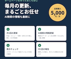 店舗ホームページの毎月の更新を代行します イメージ1