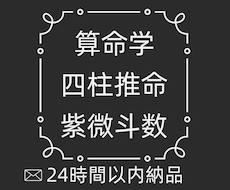 三命術(算命学×四柱推命×紫微斗数)で鑑定します 魂を言語化してみませんか？受付後24時間以内に納品します