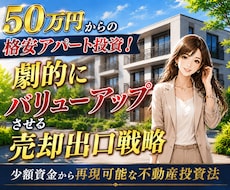 資金が少ない方でもできる不動産投資手法を教えます 50万円の物件を1,000万で売却した私の戦略