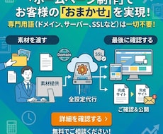 あなたの会社の『信頼を形にする』HPを制作します イメージ1