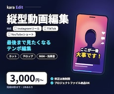 インスタリール・TikTok動画を編集します YouTubeショートも対応｜テロップ・BGM込み