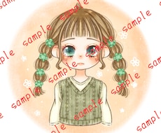ゆるふわでかわいい女の子のアイコン描きます イメージ1