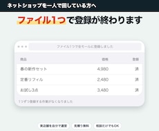 ネットショップの商品登録と在庫更新を自動化します 12,000円から。登録作業を自動にします