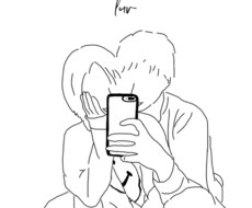 お好きな写真から線画イラスト書きます イメージ1