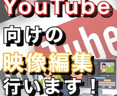 YouTube向けの映像編集をお届けします イメージ1