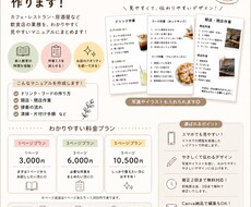 飲食店向け｜見やすい作業マニュアル作ります イメージ1