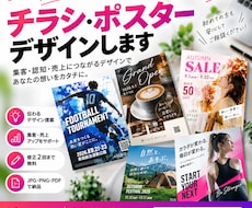 集客につながるチラシ・フライヤーをデザインします イメージ1