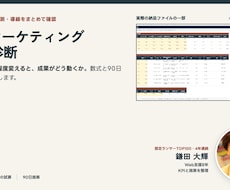 Webマーケティングを横断診断します イメージ1