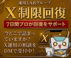 Xインプ制限・シャドウバンの回復対策サポートします イメージ1