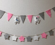 お部屋を可愛くおしゃれにするガーランドを作ります イメージ1
