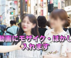 モザイク・ぼかし処理承ります イメージ1