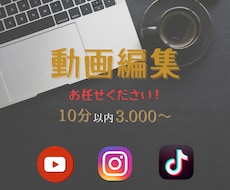 YouTubeやSNSなどの動画編集丸投げ承ります イメージ1