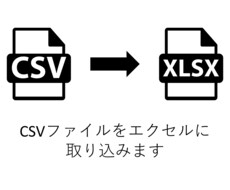 CSVをエクセルに変換します CSVをマクロでエクセルに取り込んで見やすく変換します
