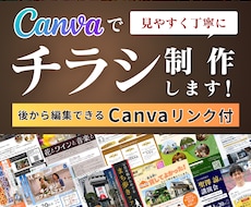 Canvaで集客につながるチラシを制作します 納品後もご自身で編集できるCanvaデータ付き