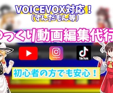 主にゆっくり編集代行を行います イメージ1