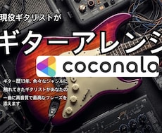 5トラック目まで追加料金なし！ます 楽曲に映えるかっこいいギターフレーズ録音します