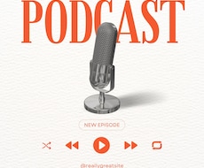 Podcastジャケット・サムネイル画像作成します イメージ1